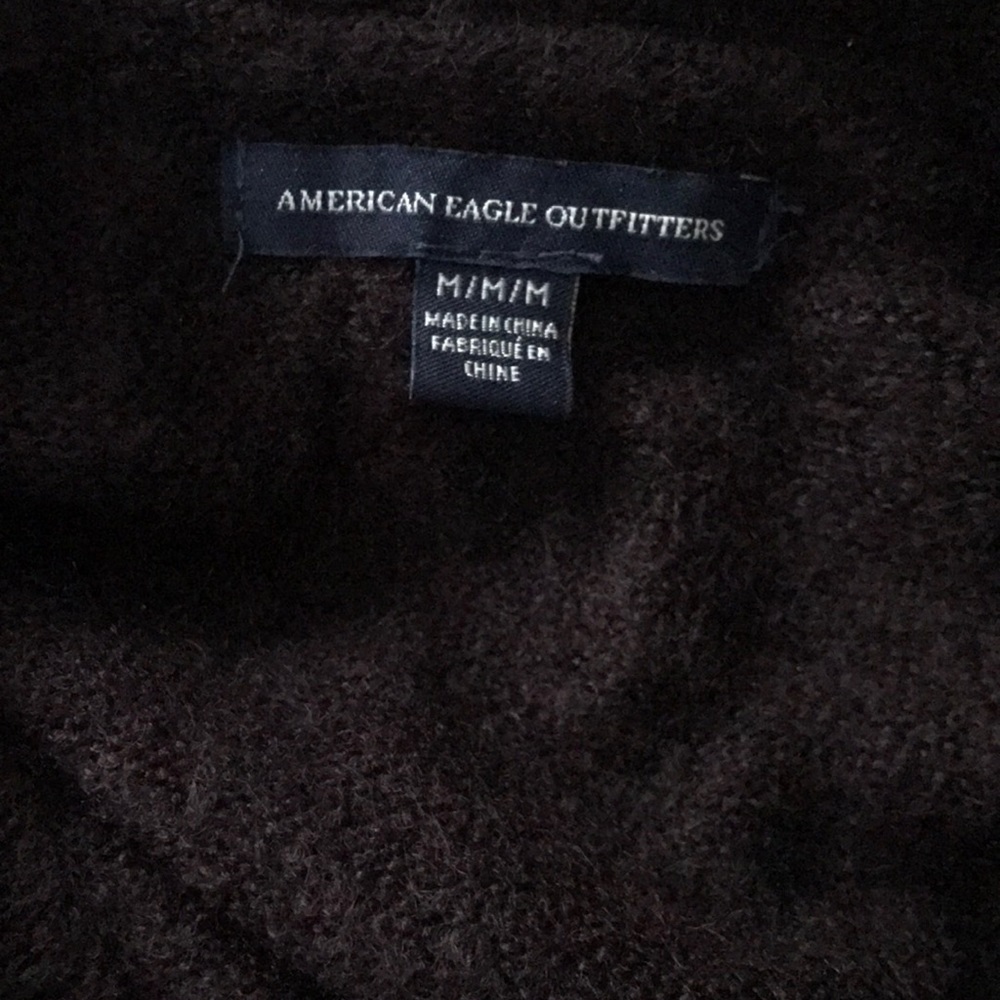 American Eagle Dark Plum SUPER SOFT Cardigan